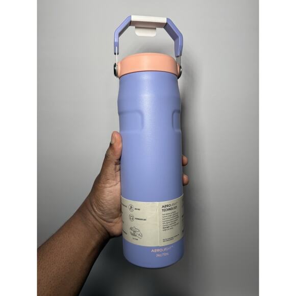 Stanley X Target HYDRANGEA ORANGE 24oz Iceflow Aerolight Tumbler BNWT - Picture 4 of 6